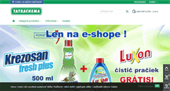 Desktop Screenshot of eshop.tatrachema.com